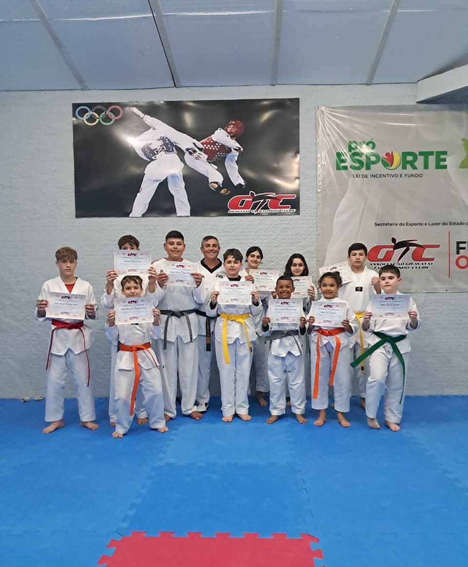 Treino de taekwondo